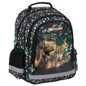 Ученическа раница Derform - Dinosaur 15, с 2 отделения