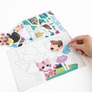 KIDEA игра със стикери по номера Магия