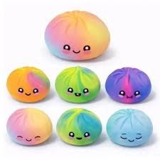 Играчка Squishy Dumpling Rainbow