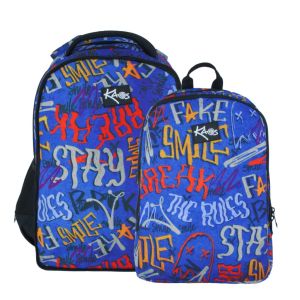 KAOS WHAT'S UP ученическа раница 2 в 1