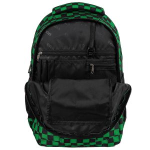 BACKUP 8 W 73 CHECKERBOARD GREEN ученическа раница