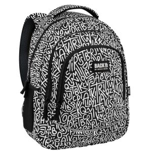 BACKUP 8 X 12 BLACK URBAN STYLE ученическа раница