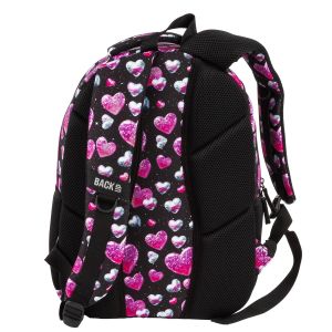 BACKUP 8 X 32 GLITTER HEARTS ученическа раница