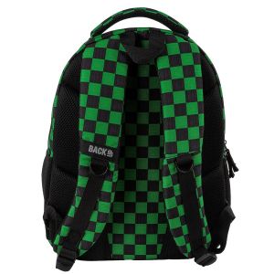 BACKUP 8 X 73 CHECKERBOARD GREEN ученическа раница