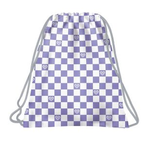 BACKUP 8 A 29 VIOLET CHECKERBOARD спортна торба