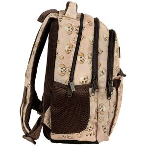 BACKUP 8 P 35 BEIGE DOGS ученическа раница