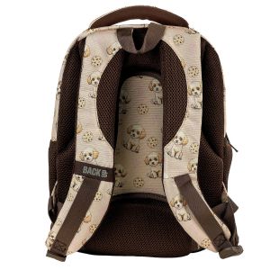 BACKUP 8 P 35 BEIGE DOGS ученическа раница