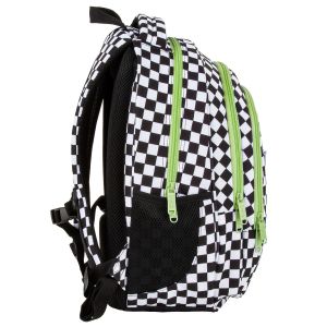 BACKUP 8 O 94P CHECKERBOARD GREEN ученическа раница