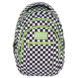 BACKUP 8 O 94P CHECKERBOARD GREEN ученическа раница