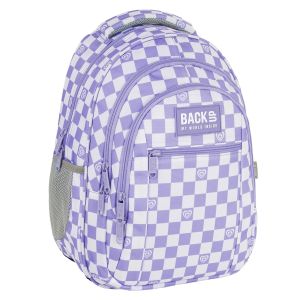 BACKUP 8 O 29 VIOLET CHECKERBOARD ученическа раница
