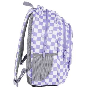 BACKUP 8 O 29 VIOLET CHECKERBOARD ученическа раница