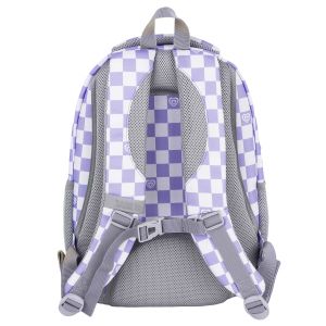 BACKUP 8 O 29 VIOLET CHECKERBOARD ученическа раница