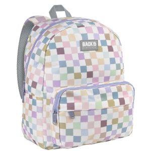 BACKUP 8 C 01 PASTEL CHECKERED ученическа раница