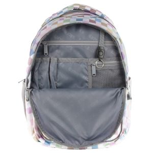 BACKUP 8 D 01 PASTEL CHECKERED раница с 3 лица