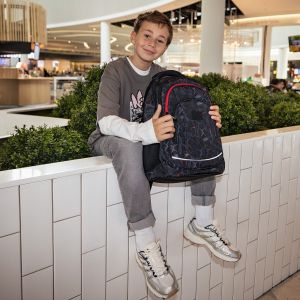 BACKUP 8 A 75 TECHNO RED ученическа раница