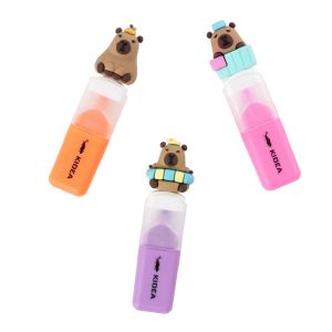 KIDEA комплект текстмаркери 3 бр. Capybara