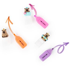 KIDEA комплект текстмаркери 3 бр. Capybara