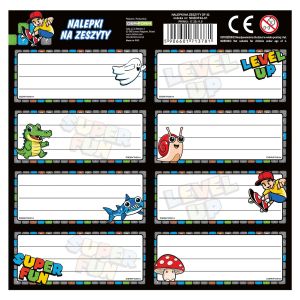 SUPER MARIO DF 42 етикети