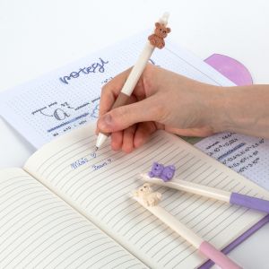 KIDEA изтриваема химикалка Плюшено мече
