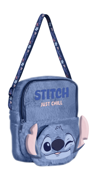 STITCH - COASTAL COOL малка плюшена чанта