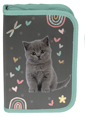 LOVELY CAT несесер с 1 цип, ПЪЛЕН