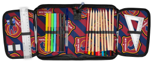 FOOTBALL CLUB STRIPES несесер с 1 цип, ПЪЛЕН