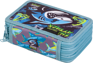LIZZY CARD Shark ATTACK несесер с 3 ципа