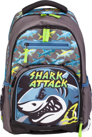 LIZZY CARD Shark ATTACK ученическа раница Active