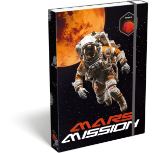 LIZZY CARD Mars MISSION кутия с ластик А4