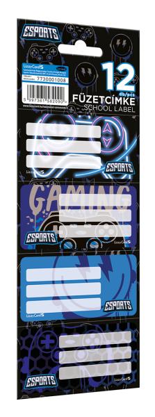 LIZZY CARD Esport GAMER ON DUTY етикети