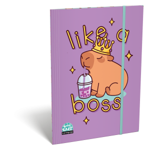 LIZZY CARD LOLLIPOP CAPYBARA папка с ластик А4