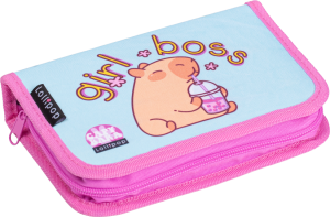 LIZZY CARD LOLLIPOP CAPYBARA комплект 5 в 1 - раница, несесер, спортна торба, бутилка, кутия за храна