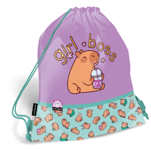 LIZZY CARD LOLLIPOP CAPYBARA комплект 3 в 1 - раница, несесер, спортна торба
