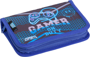 LIZZY CARD Esport GAMER ON DUTY комплект 5 в 1 - раница, несесер, спортна торба, бутилка, кутия за храна