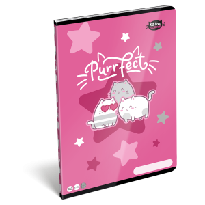 LIZZY CARD KitTok PURRFECTтетрадка А4, малки квадрати