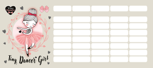 LIZZY CARD LOVELY BALLERINA етикети