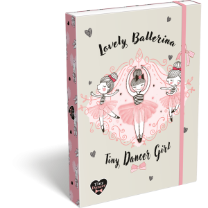 LIZZY CARD LOVELY BALLERINA кутия с ластик А4
