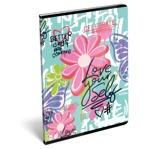 LIZZY CARD Cornell LOVE тетрадка А4, бели листи