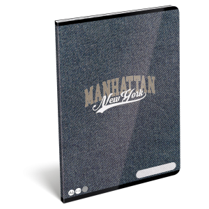 LIZZY CARD Manhattan NEW YORK тетрадка А4, бели листи