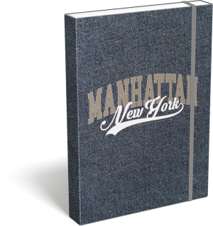 LIZZY CARD Manhattan NEW YORK кутия с ластик А4