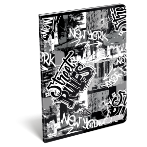 LIZZY CARD Street RULES тетрадка А4, редове