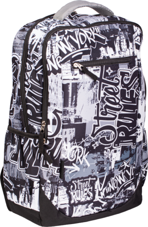 LIZZY CARD Street RULES ученическа раница Trend