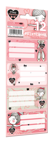 LIZZY CARD LOVELY BALLERINA етикети