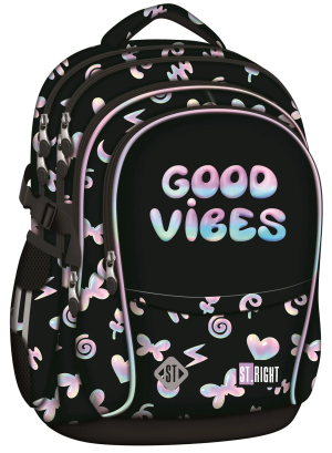 St. Right Good Vibes ученическа раница