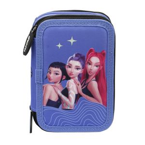 K-Pop Demon Hunters несесер с 3 ципа, ПЪЛЕН