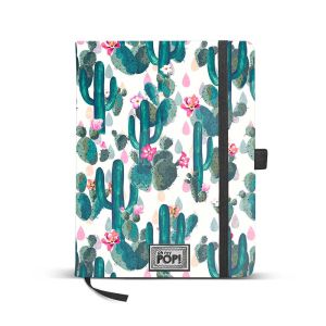 OMP! Бележник с ластик Cactus