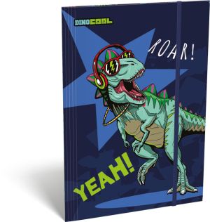 LIZZY CARD DINO ROAR папка с ластик 