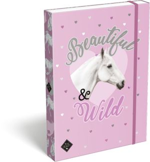 LIZZY CARD WILD BEAUTY PURPLE кутия с ластик