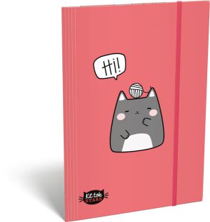 LIZZY CARD KITTOK CATTO папка с ластик 